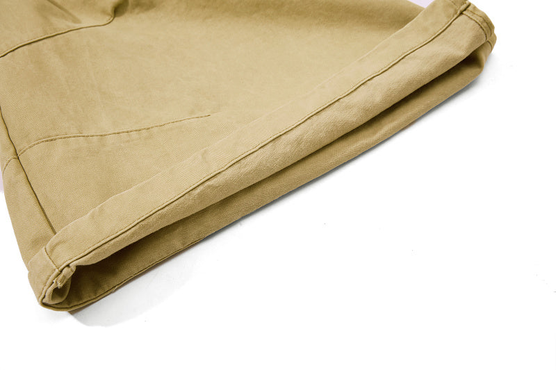 Yiaknis Wide-Leg Cropped Cargo Trousers, Button Fly, Green and Khaki – photo 40