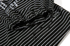 Yiaknis Striped Wide-Leg Trousers, Letter Print, Black and White Stripes – photo 40