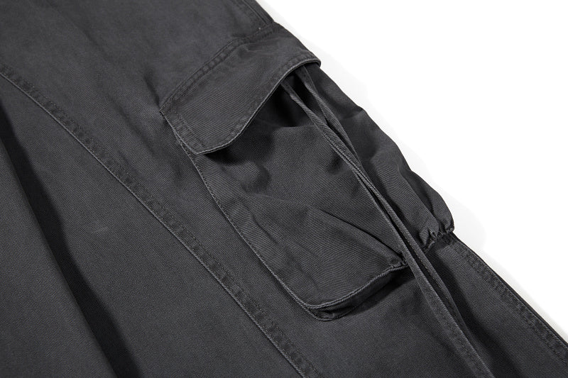 Yiaknis Cargo Trousers, Drawstring Pockets, Khaki and Dark Grey – photo 40
