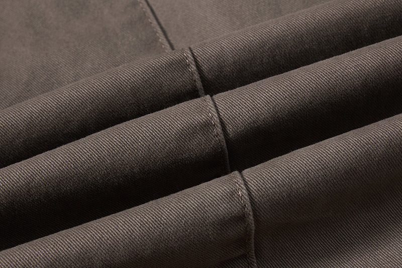 Yiaknis Grey and Brown Wide-Leg Cargo Trousers – photo 41