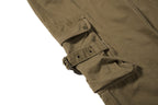 Yiaknis Wide-Leg Cargo Trousers, Pocket Straps, Dark Green and Khaki – photo 41