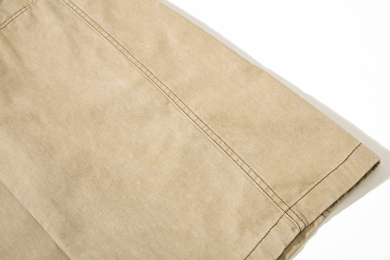 Yiaknis Wide-Leg Trousers with Rope Front Lacing, Black and Beige – photo 42