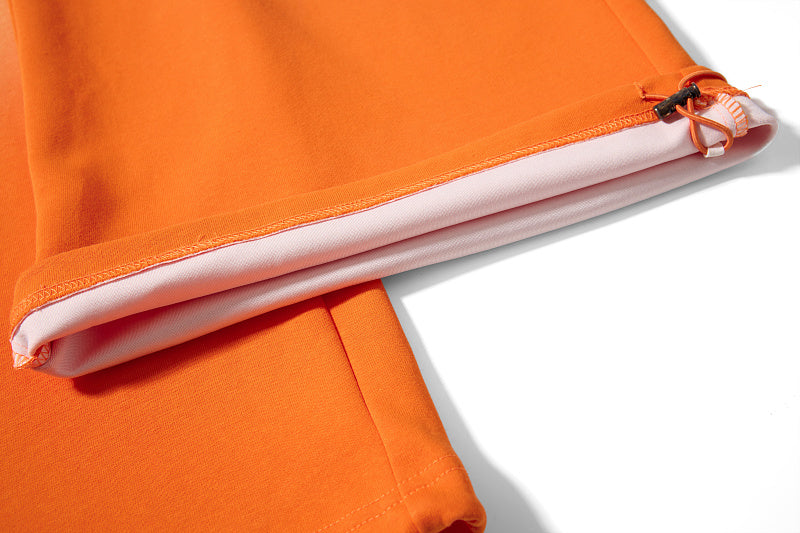 Yiaknis Wide-Leg Trousers, Script Letter, Black and Orange – photo 42