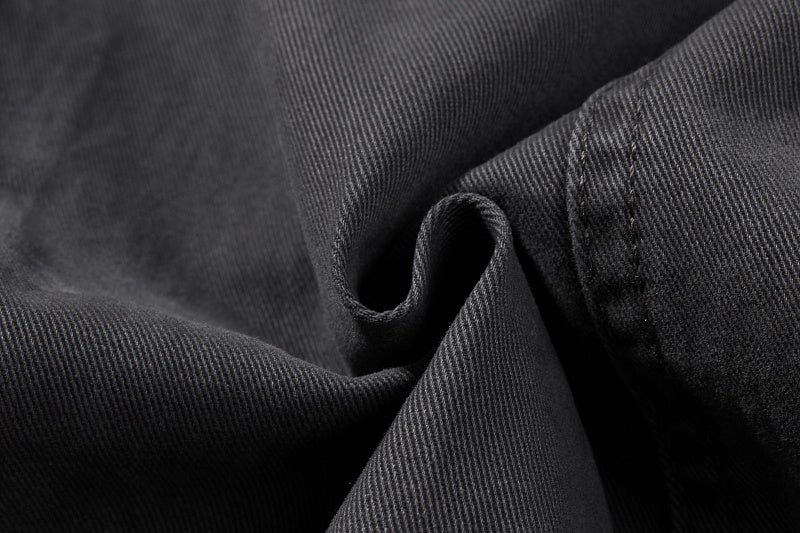 Yiaknis Cargo Trousers, Drawstring Pockets, Khaki and Dark Grey – photo 43