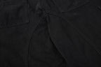 Yiaknis Wide-Leg Cropped Cargo Trousers, Lace-Up Legs, Off White and Black – photo 43