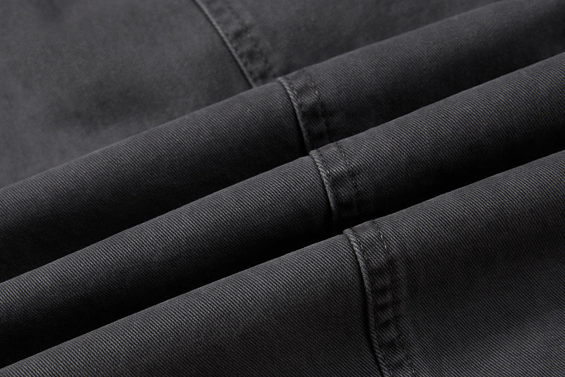 Yiaknis Cargo Trousers, Drawstring Pockets, Khaki and Dark Grey – photo 44