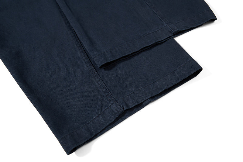 Yiaknis Wide-Leg Cargo Trousers, Thigh Pocket, Dark Green and Navy – photo 44