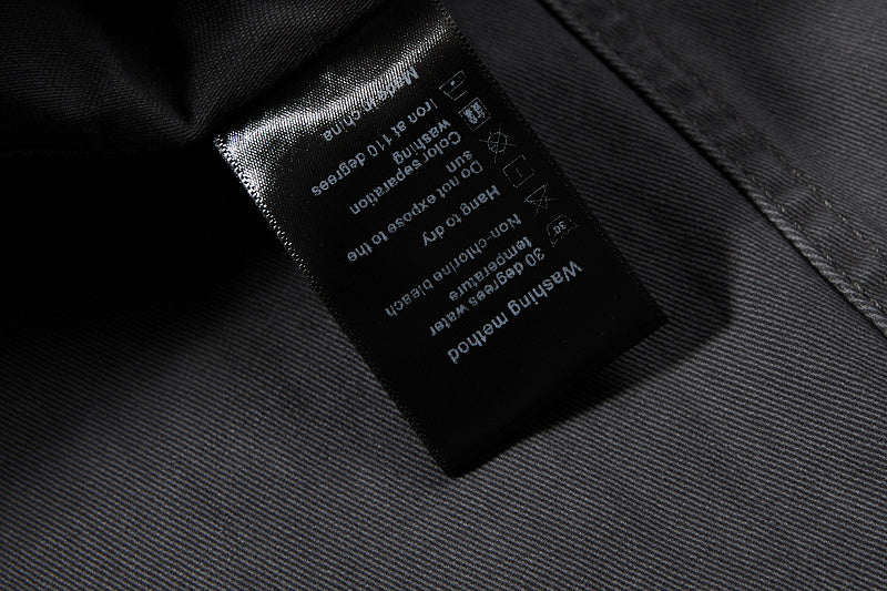 Yiaknis Cargo Trousers, Drawstring Pockets, Khaki and Dark Grey – photo 48