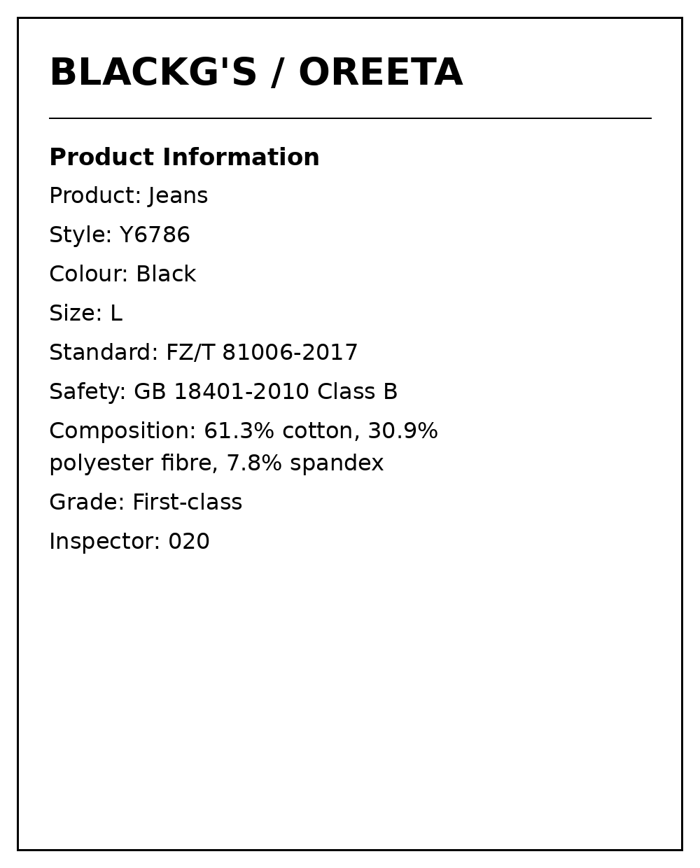 Yiaknis Black Washed Flared Jeans with Leg Studs