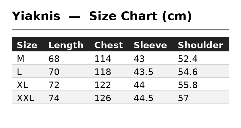 Yiaknis Men's Blue and Black Striped Short-Sleeve Top with Crest Print – size chart