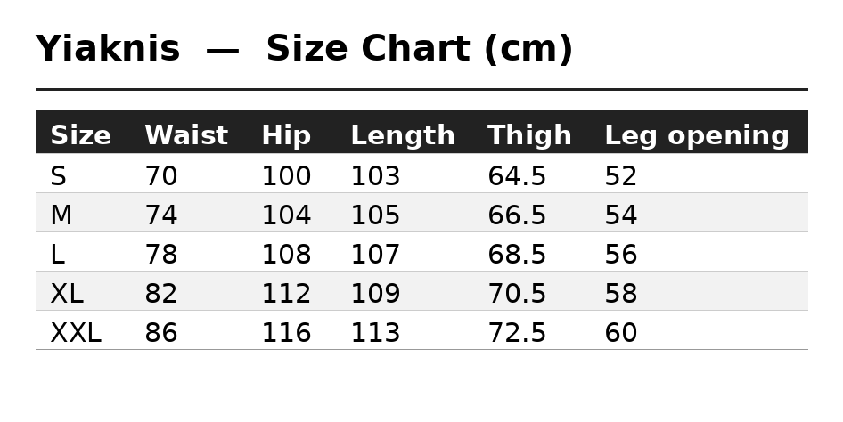 Yiaknis Wide-Leg Cargo Trousers, Strap Pocket Details, Black and Khaki – size chart