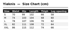 Yiaknis Wide-Leg Cargo Trousers, D-Ring Pockets, Black and Dark Green – size chart