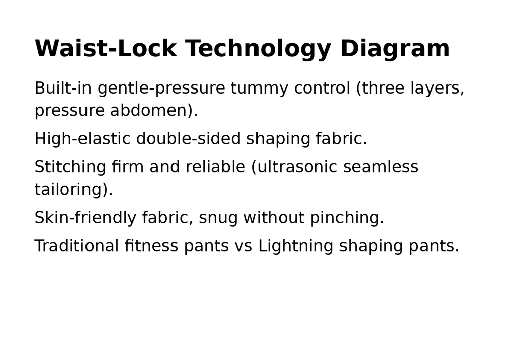 English product information card