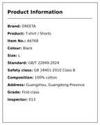 Yiaknis Wide-Leg Cropped Cargo Trousers, Lace-Up Legs, Off White and Black – product information card